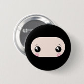 Blushing Kawaii Ninja Ronde Button 5,7 Cm (Voorkant /achterkant)