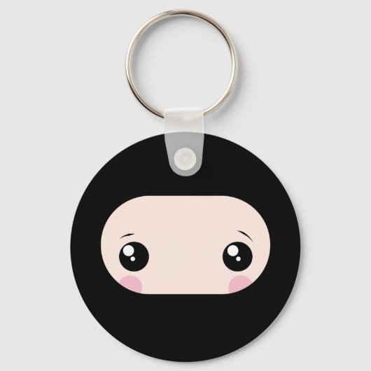 Blushing Kawaii Ninja Sleutelhanger (Voorkant)