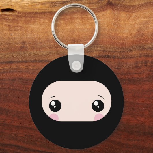 Blushing Kawaii Ninja Sleutelhanger (Voorkant)