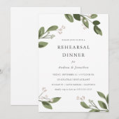 Blushing lente repetitie diner kaart (Voorkant / Achterkant)