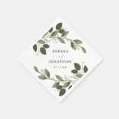 Blushing lentes bruiloft servetten (Hoek)