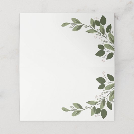 Blushing lentes, plaats kaarten plaatskaartje (Buitenkant ongevouwen)