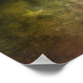 Blushing Moon Cute Witch met Cat Art Poster (Hoek)