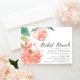 Blushing Peony | Uitnodiging van Bridal Brunch