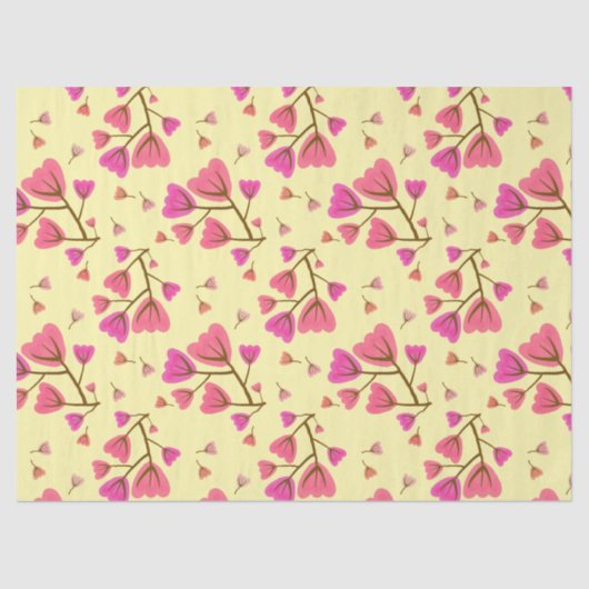 Blushing Petals Decorative Tissue Paper Tissuepapier (Voorkant)
