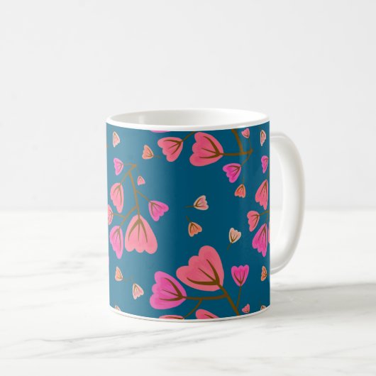 Blushing Petals Mug Koffiemok (Voorkant rechts)