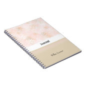 Blushing Pink and Taupe Journal Notitieboek (Rechterzijde)