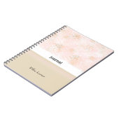 Blushing Pink and Taupe Journal Notitieboek (Linkerzijde)