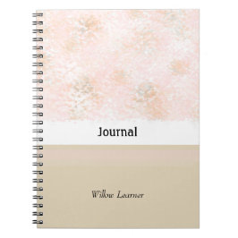 Blushing Pink and Taupe Journal Notitieboek