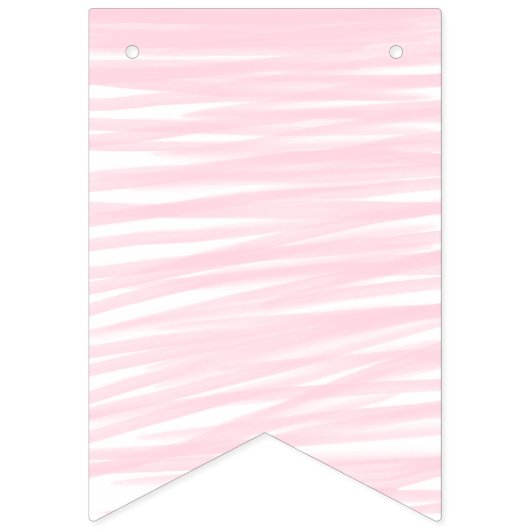 "Blushing Pink" Bunting Banner (Eerste vlag)