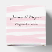 "Blushing Pink" Hart Favor Dozen Bedankdoosjes (Bovenkant)