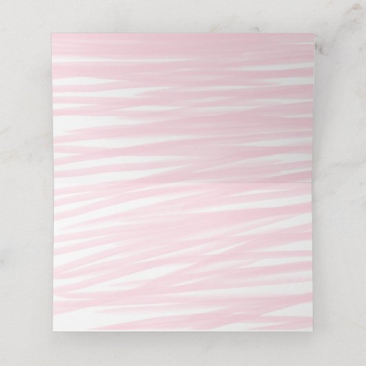 "Blushing Pink" Plaatskaarten Plaatskaartje (Binnenkant ongevouwen)