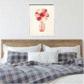 Blushing Radiance Canvas Print (Insitu (Slaapkamer))