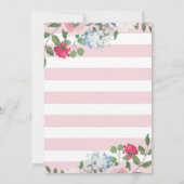 Blushing Roos Waterverf bruiloft uitnodigingen (Achterkant)