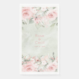 Blushing Roses Weddenschap Dinner Napkins Servet