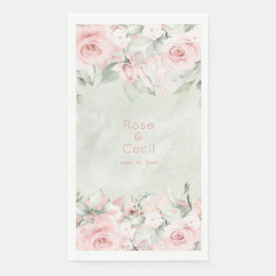 Blushing Roses Weddenschap Dinner Napkins Servet