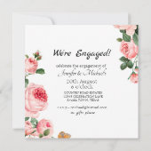 Blushing roze Rose Engagement Party (Achterkant)