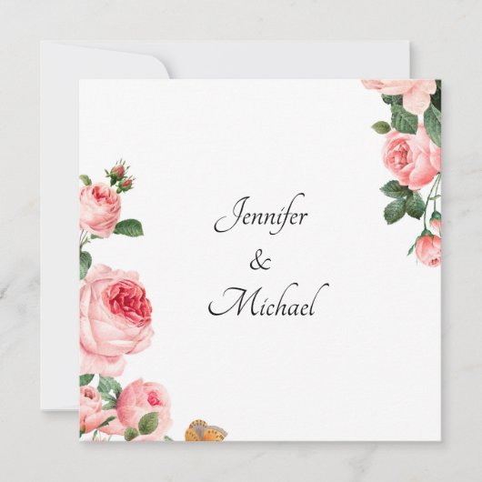 Blushing roze Rose Engagement Party (Voorkant)