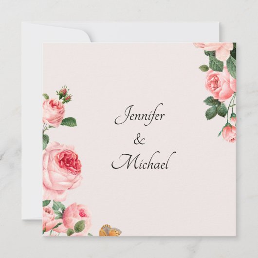 Blushing roze Rose Engagement Party (Voorkant)