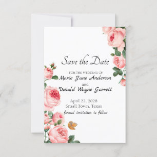 Blushing Roze Save The Date
