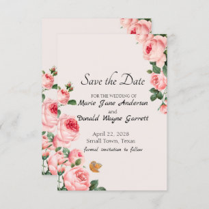 Blushing Roze Save The Date