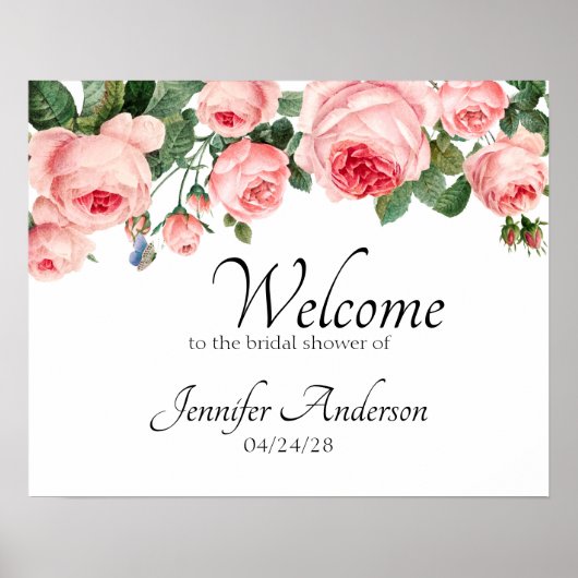 Blushing Roze Shower Poster (Voorkant)