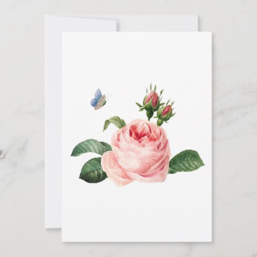 Blushing Roze Vrijgezellenfeest Kaart (Achterkant)