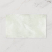 Blushing Rozen Bruiloft Online RSVP-kaart Visitekaartje (Achterkant)