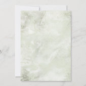 Blushing Rozen Wedding Invitation Suite Kaart (Achterkant)