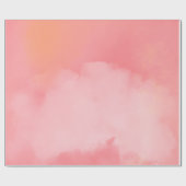 Blushing Sky Wolken: Een roze droom Cadeaupapier (Vlak)