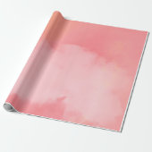 Blushing Sky Wolken: Een roze droom Cadeaupapier (Uitgerold)