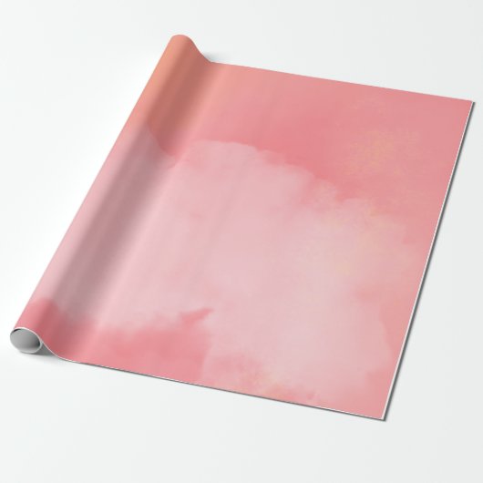 Blushing Sky Wolken: Een roze droom Cadeaupapier (Uitgerold)