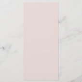 Blushing Sprigs Menu Card (Achterkant)