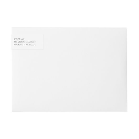 Blushing Sprigs retouradlabel (Voorkant)