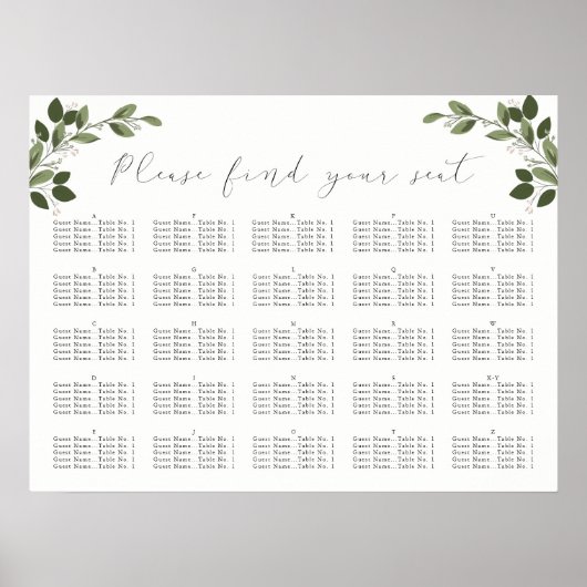 Blushing Sprigs (Zitschaart) Poster (Voorkant)