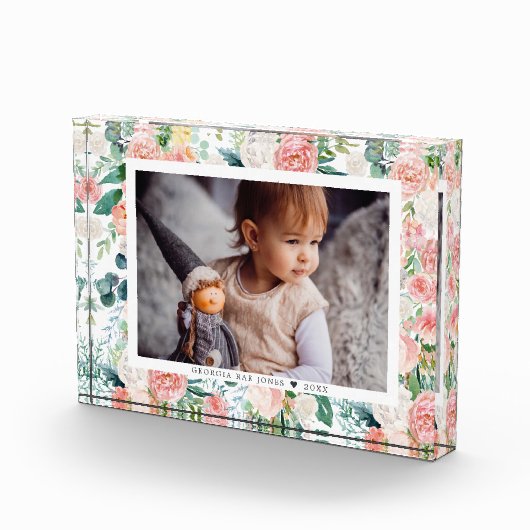 Blushing Summer Floral | Fotoblok (Rechts)