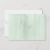 Blushing Summer Floral Wedding RSVP w/Meal (Achterkant)