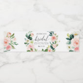 Blushing Vrijgezellenfeest Waterflesetiket Waterfles Etiket (Enkel label)