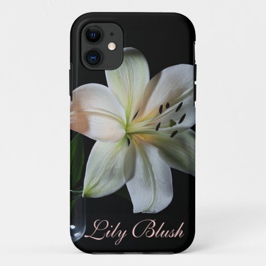 Blushing White Lily iPhone 5 Hoesje (Achterkant)