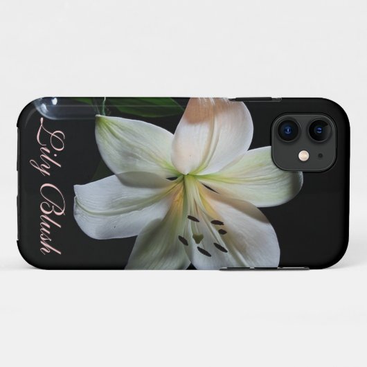 Blushing White Lily iPhone 5 Hoesje (Achterkant (horizontaal))