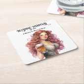 Blushing Zeemeermin - Baldur's Gate Kartonnen Onderzetters (Schuin)