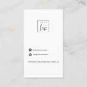 BLUSHPETAL HANDGEMAAKTE PAPIEREN HAARCLIP DISPLAY  VISITEKAARTJE (Achterkant)