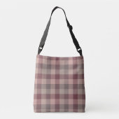 Blushwood ruit crossbody tas (Achterkant)