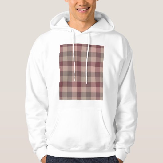 Blushwood ruit hoodie (Voorkant)