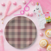 Blushwood ruit papieren bordje (Feest)