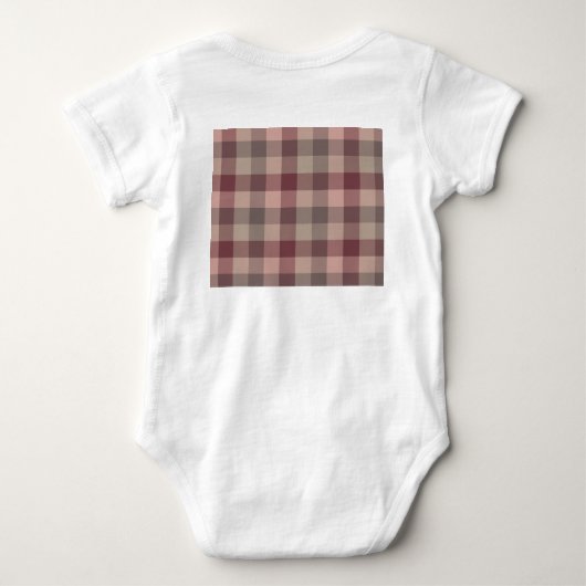 Blushwood ruit romper (Achterkant)