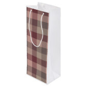 Blushwood ruit wijn cadeautas (Achterkant Gekanteld)