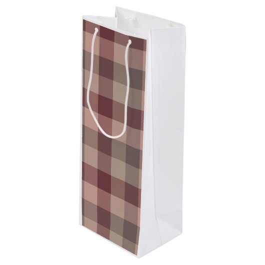 Blushwood ruit wijn cadeautas (Voorkant Gekanteld)