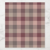 Blushwood ruit wijn etiket (Enkel label)