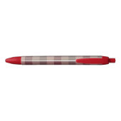 Blushwood ruit zwarte inkt pen (Achterkant)